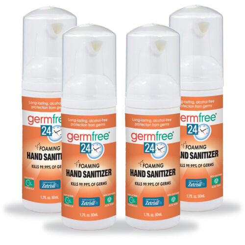 Germfree24 Hand Sanitizer Foam 1.7 oz (4 Pack)