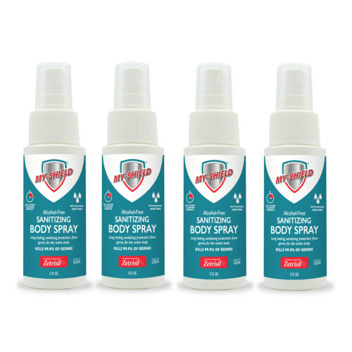 My-shield Sanitizing Body Spray w/Zetrisil – 2 oz (4 Pack) | ESC Brands ...