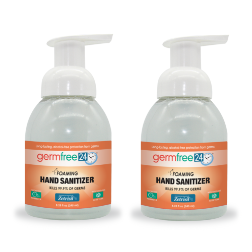 Germfree24 Hand Sanitizer Foam 8.25 oz (2 Pack)