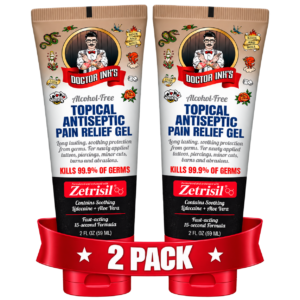 Doctor Inks Topical Antiseptic With Pain Relief 2 oz (2 x pack)