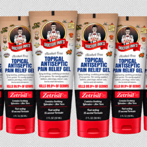 Doctor Inks Topical Antiseptic With Pain Relief 2 oz (6 x pack)